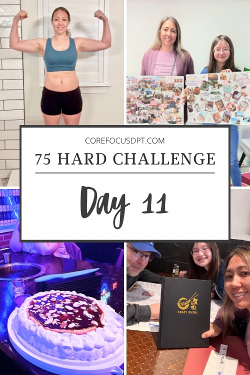 75 hard challenge day 11