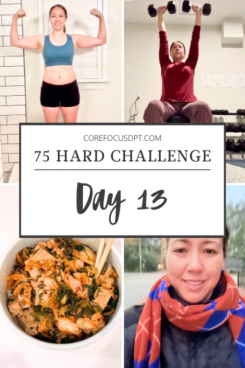 75 hard challenge day 13