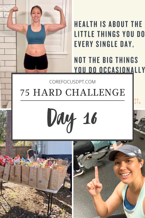 75 hard challenge Day 16