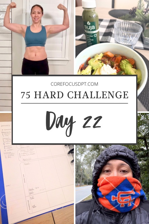 75 hard challenge day 22