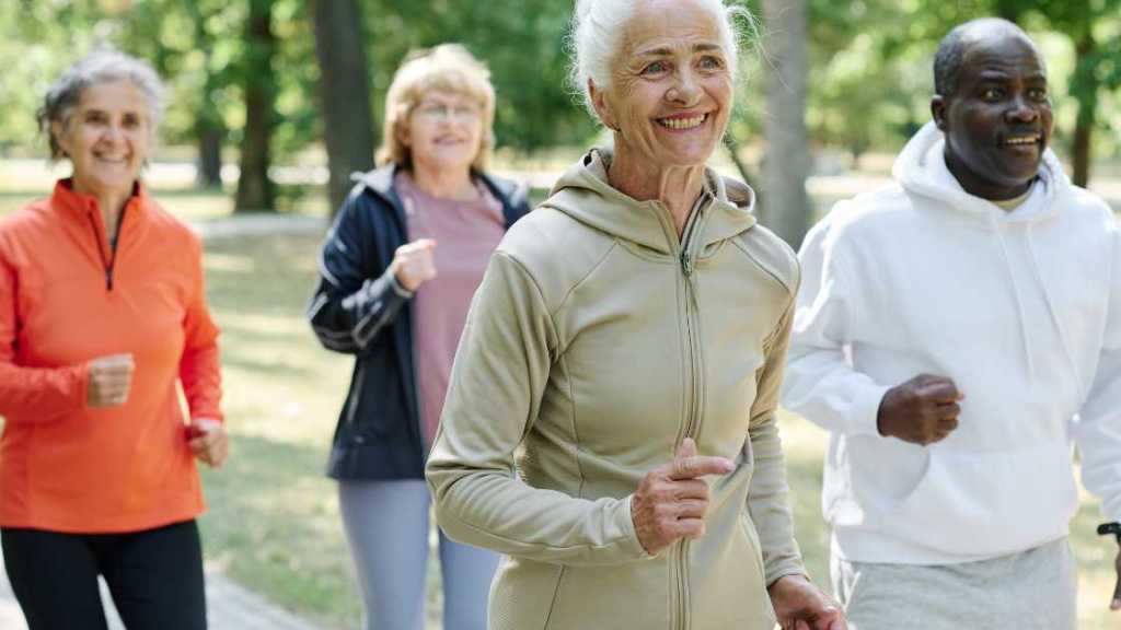 people working on their physical health